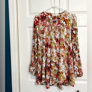 Umgee Women’s Floral Tunic Top